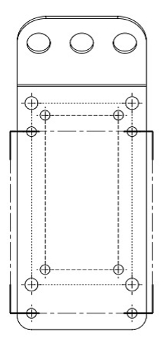 Suspension Bracket Kit for CBT Speakers, Black