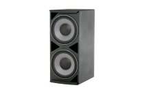 Dual 15" Front-Firing Subwoofer, Black