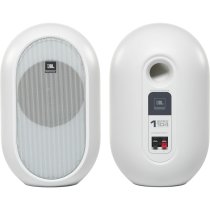 Compact Desktop Reference Monitors With Bluetooth, White