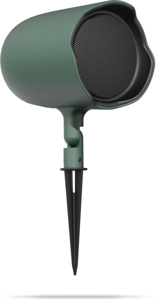 200W 6.5" Ground-Stake Landscape Loudspeaker, Hunter Green (Single)
