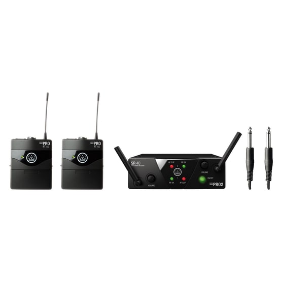 Wms40 Mini Dual Instrumental Wireless System Set (Bands: US25 A & C)