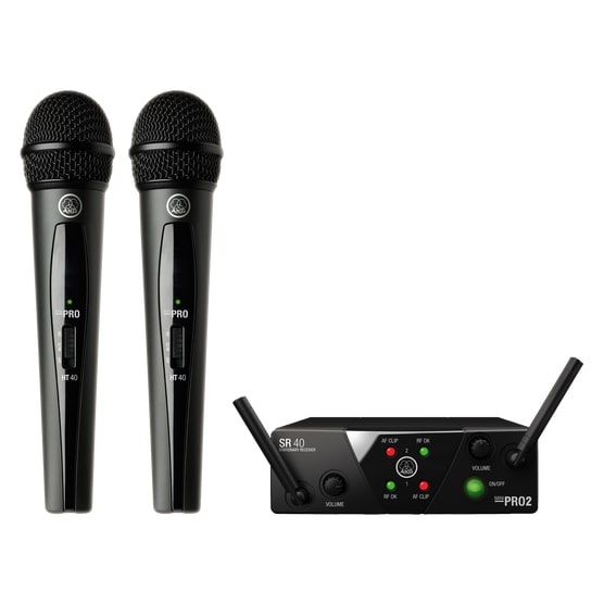 Mini Dual Vocal Instrument Microphone System (Bands: US25 B & D)