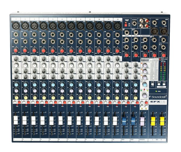 High-Performance 12-Channel Audio Mixer With Effects