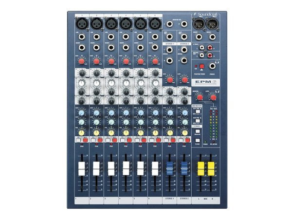 6 Mono + 2 Stereo Audio Console