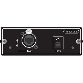 32-Channel Madi-Usb Combo Option Card For Si Series
