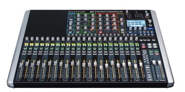 24 Mic / 8 Line Input Digital Mixer With Dmx Control