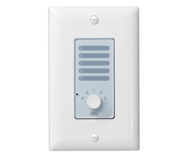 Analog Controller With 5-Position Source Selector, White