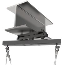 3-8 inch Swivel Beam Clamp 20 inch Arm, Black