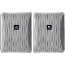 Compact Indoor / Outdoor Background / Foreground Speaker, White (Priced Each, Sold In Pairs)
